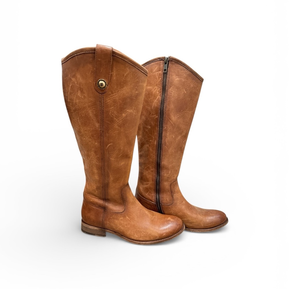 Frye Brown Leather Winter Boots Size 8.5